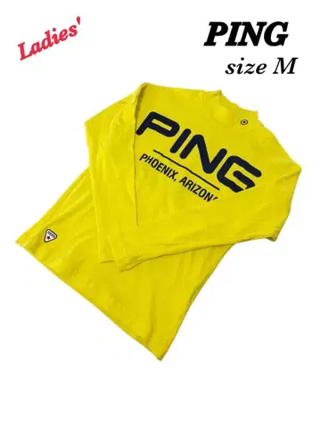PING 핑 모크셔츠 모크넥 여성용 M 가을/겨울 골프