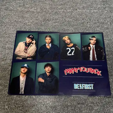 BE:FIRST I WANT YOU BACK 회장 한정판 스티커