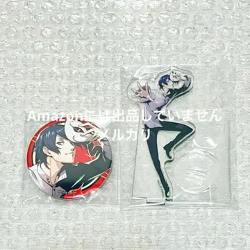 페르소나 5 키타가와 유스케 아크릴 스탠드 컬렉션 캔뱃지 세트 B