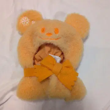 디즈니 스토어 유니베어 시크릿 판초 오렌지 중고품
