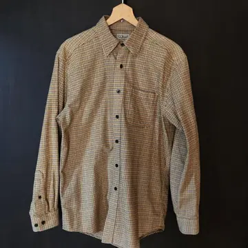 L.L.Bean 브라운 계열 체크 긴팔 셔츠