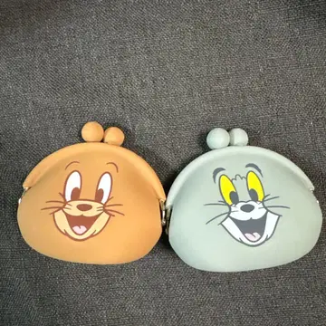 톰과 제리 가마구치 지갑 파우치