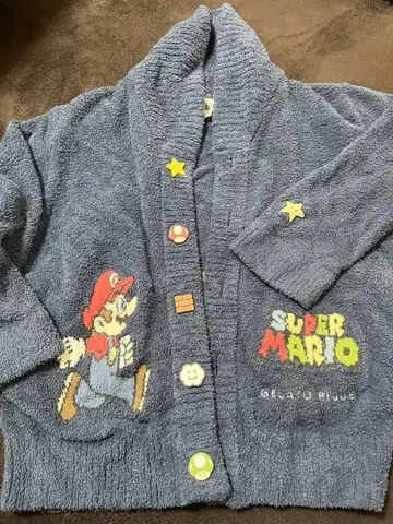 젤라또피케 슈퍼 마리오 콜라보 가디건