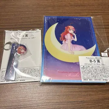 5등분의 신부 사토키 B상 아크릴 아트 패널 캬라트 복권 Moon