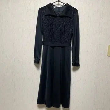 [ New Fook ] 원피스 꽃무늬 블랙