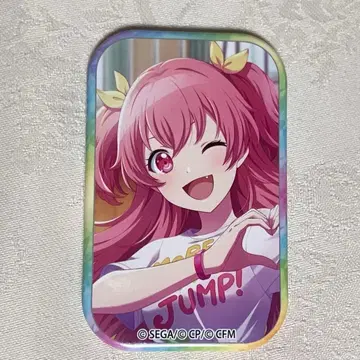 프로세카 모모이 아이리 스퀘어 캔뱃지 해피러브 모어모어점프