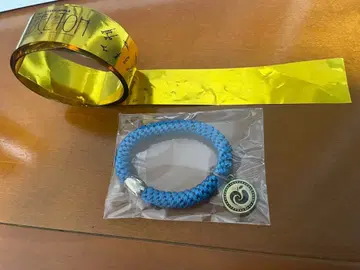 Mrs. GREEN APPLE 코인 헤어 타이 덤 은색 테이프