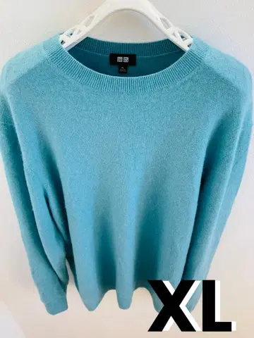 유니클로 캐시미어 100% 크루넥 스웨터 니트 XL UNIQLO