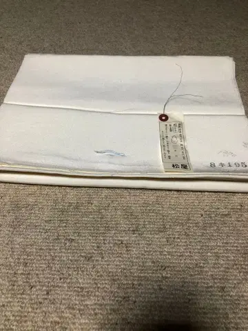 A-3 새상품급 마츠야 화이트 원단 옷감 매듭 실 시노메 제사 히라이토