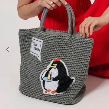 라들로 펭귄 코드 토트백