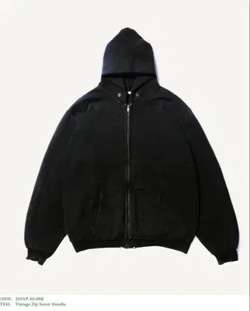 25AW A.PRESSE Vintage Zip Sweat Hoodie 3