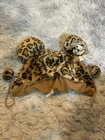 디즈니 미니 레오파드 무늬 팬캡