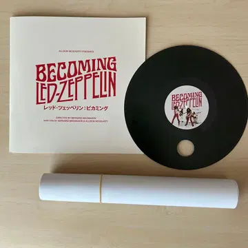 LED ZEPPELIN BECOMING 팜플렛, 부채, 포스터