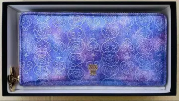 ANNA SUI 로즈 하트 장지갑 라벤더