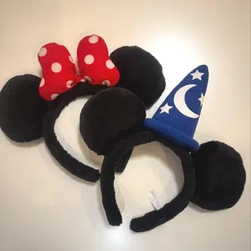 디즈니 미키 미니 머리띠 2세트