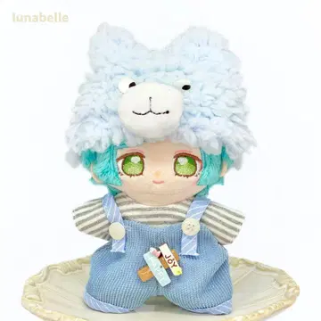 10~12cm 곰 모자 산책용 봉제 인형 옷 앙스타