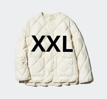 유니클로 퍼프 테크 릴랙스 자켓 내추럴 XXL