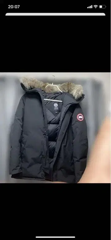 Canada Goose 다운 자켓 블랙