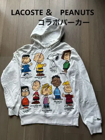 LACOSTE&PEANUTS 콜라보 후드티