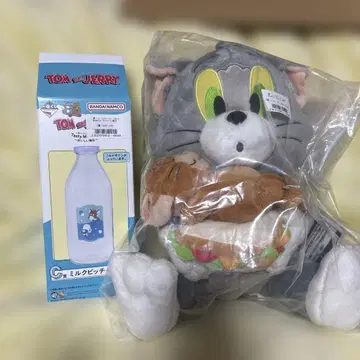 제일복권 톰과 제리 B상 C상 봉제 인형 밀크 피처