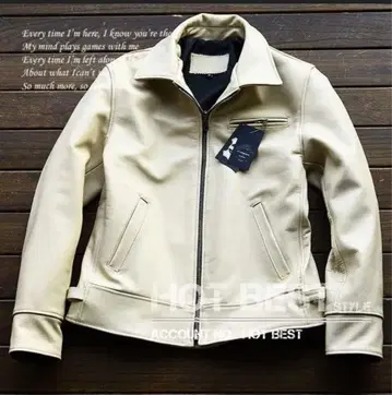 소가죽 가죽 자켓 남성용 이탈리아 가죽 라이더 자켓