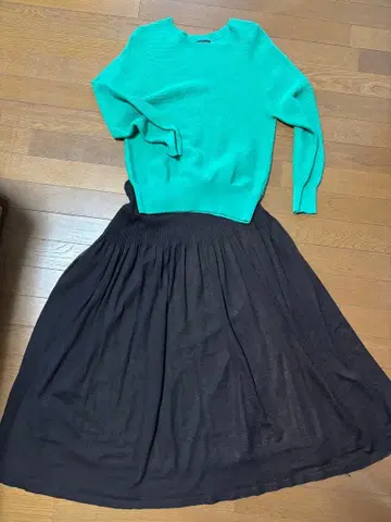 23구 플레어 스커트 9호 브라운