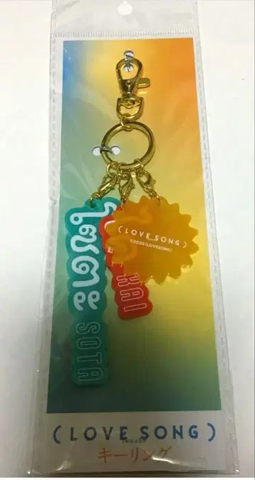 영화 LOVE SONG 키링 무카이 코지 모리사키 윈 극장 굿즈