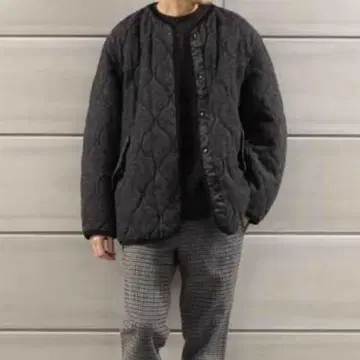 JOURNAL STANDARD 데님 트위드 퀼트 자켓