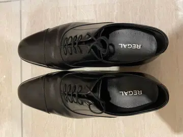 REGAL 스트레이트 팁 블랙 24.5cm