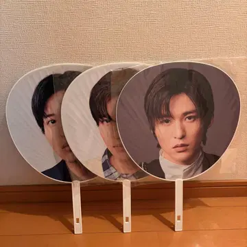 메구로 렌 부채 3개 세트