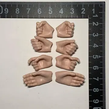 1/6 스케일 인형용 핸드 손목 부품