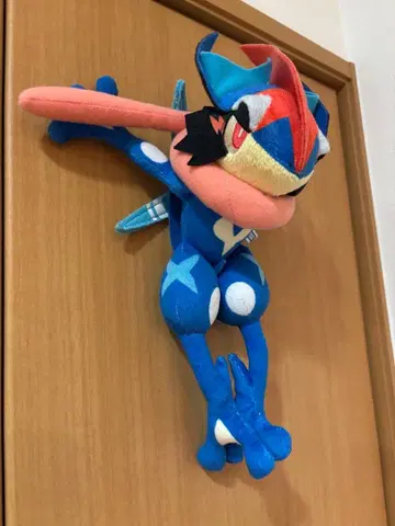 인법 마그네 액션 지우(사토시) 개굴닌자 봉제 인형 포켓몬