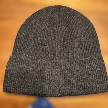 몽골산 캐시미어 100% 비니 남녀 공용 다크 그레이 얇은 소재