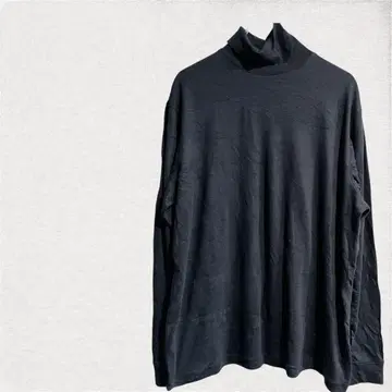 GEORGE [ XL ] 블랙 터틀넥 티셔츠