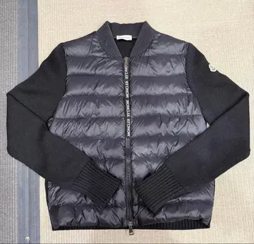 신년 특별 가격 블랙 다운 재킷풍 가디건