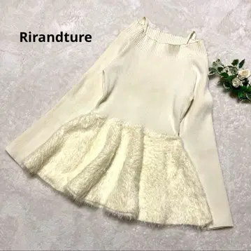 [ Rirandture ] 리랜드트루 페플럼 샤기 플레어 풀오버 M