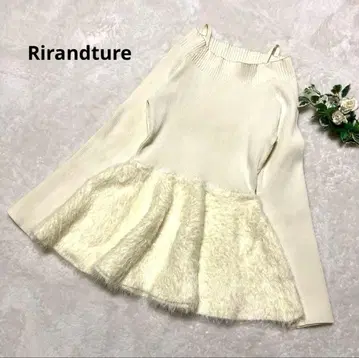[ Rirandture ] 리랜드트루 페플럼 샤기 플레어 풀오버 M