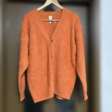 론 헤르만 오렌지 V넥 가디건