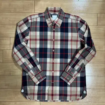 Macintosh philosophy 버튼 다운 체크 셔츠