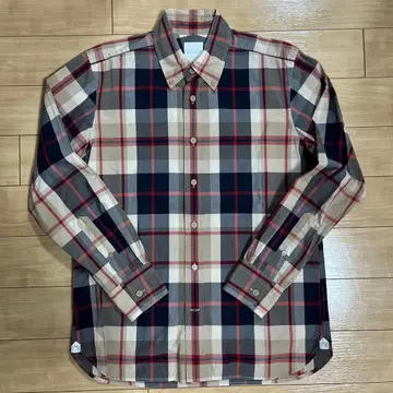 Macintosh philosophy 버튼 다운 체크 셔츠