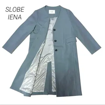 SLOBE IENA 노카라 롱 코트 체스터 코트 경량