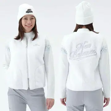 뉴발란스 골프 화이트 보아 베스트