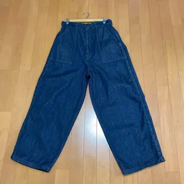 데님 팬츠 허리밴딩 100% 코튼