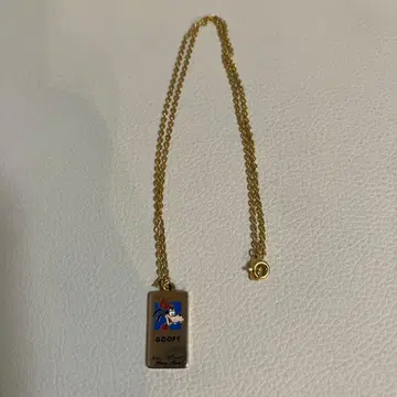 월트디즈니 goofy 플레이트 목걸이 도쿄 디즈니랜드 레트로