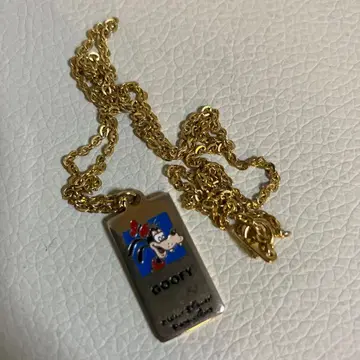 월트디즈니 goofy 플레이트 목걸이 도쿄 디즈니랜드 레트로