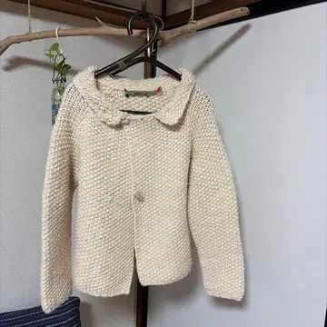 45rpm [ 새상품급 ] 크림색 니트 자켓