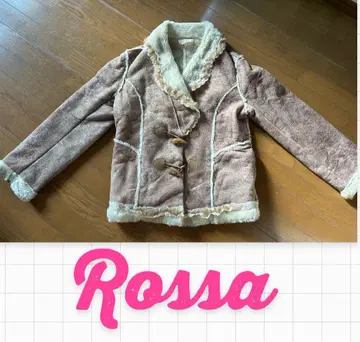 Rossa 무스탕 더블 브레스트 코트 46