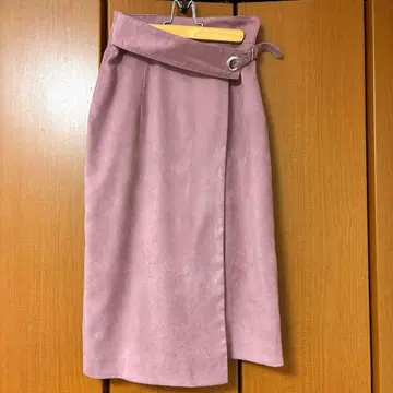 저스길리티 타이트 스커트 핑크