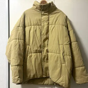 items urbanresearch 충전솜 스탠드 카라 블루종 베이지