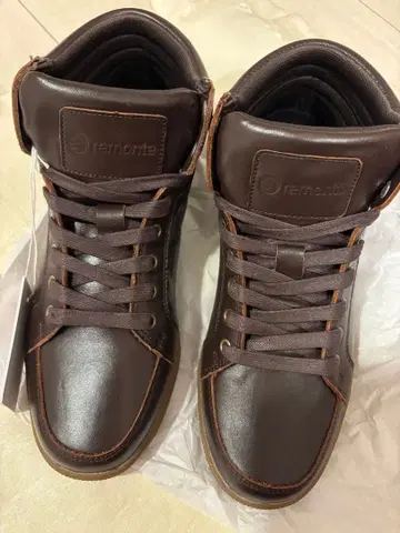 remonte 브라운 하이컷 스니커즈